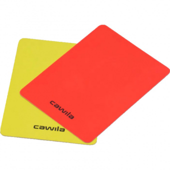 Strafkarten Set in rot und gelb onesize
